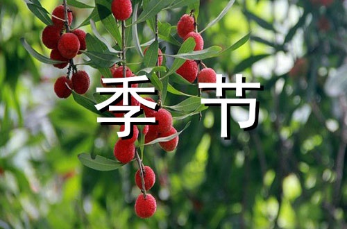 美丽的四季350字